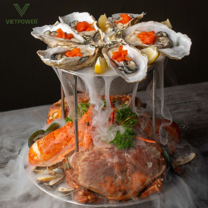 Muốn không gian tiệc hải sản ấn tượng, hãy tối ưu trang trí, phối màu và ánh sáng