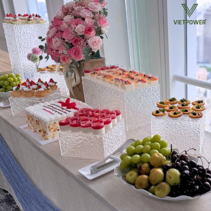 Tiệc ngọt đơn giản, mang lại cảm giác dễ chịu và gần gũi