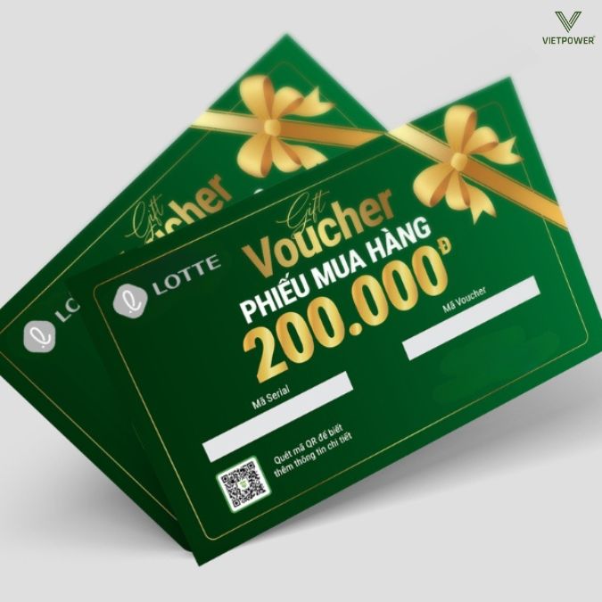 Voucher phiếu mua hàng siêu thị