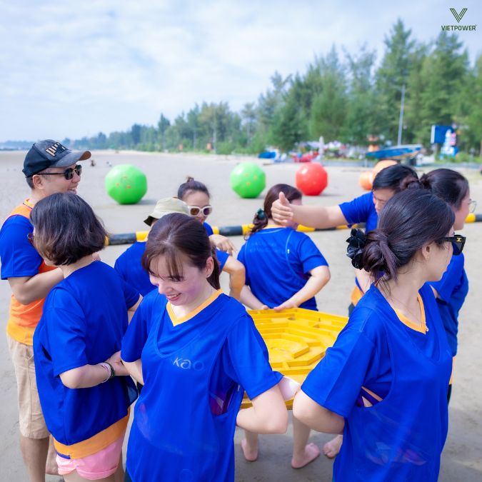 Chương trình team building được tổ chức tại Vũng Tàu