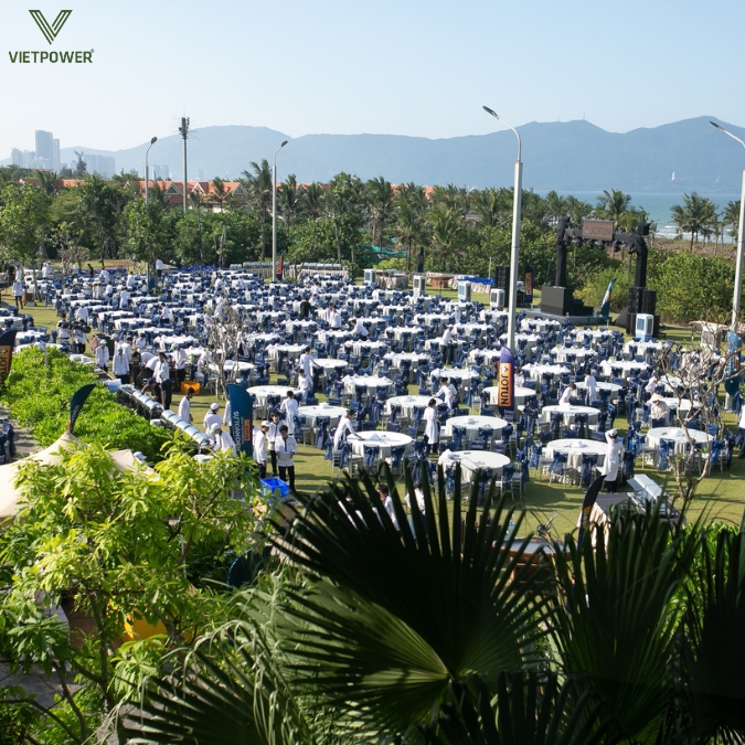 Dự trù không gian cho gameshow hoặc biểu diễn nghệ thuật