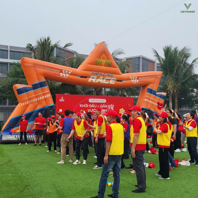 Chương trình team building amazing race tổ chức tại Resort