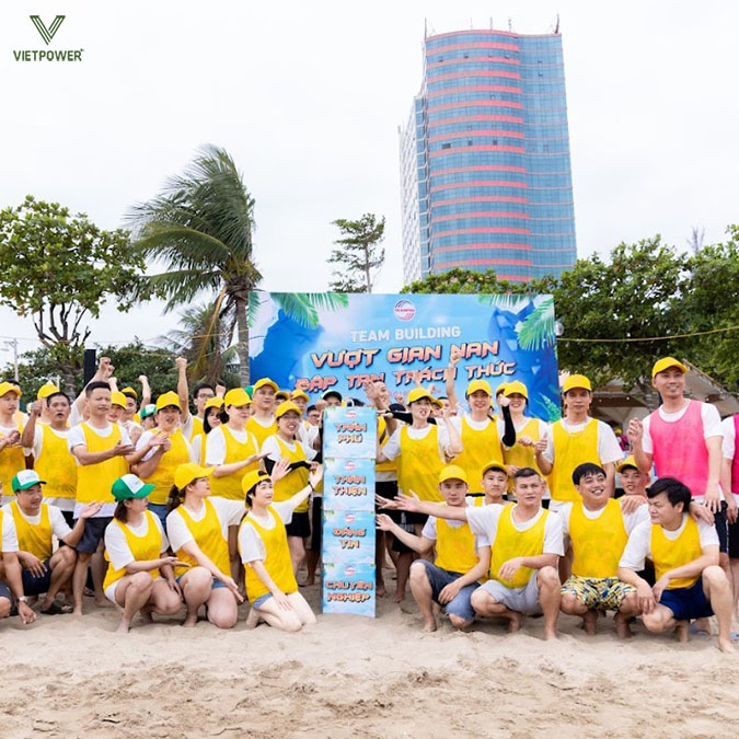 Tổ chức team building cho công ty bãi biển