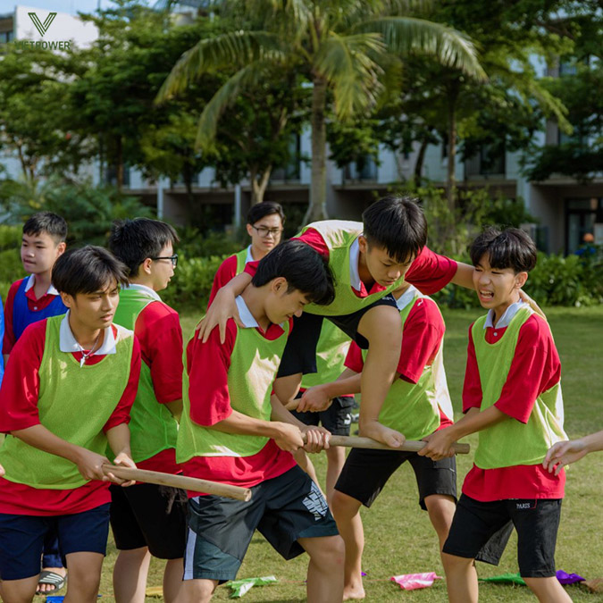 Tổ chức team building cho trẻ em trong khu sinh thái, dã ngoại