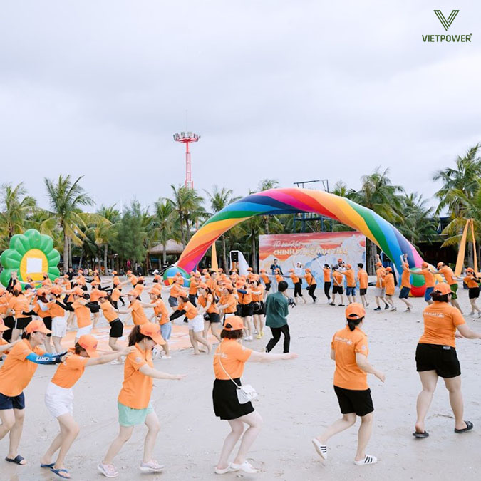 Dịch vụ tổ chức team building resort của VietPower