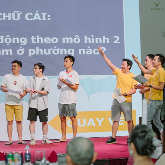 Các trò chơi, minigame là hoạt động không thể thiếu để khuấy động tiệc gala