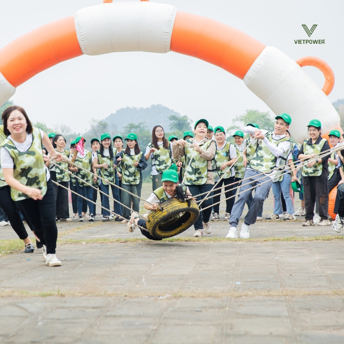 Dịch vụ tổ chức team building 2 ngày 1 đêm của VietPower