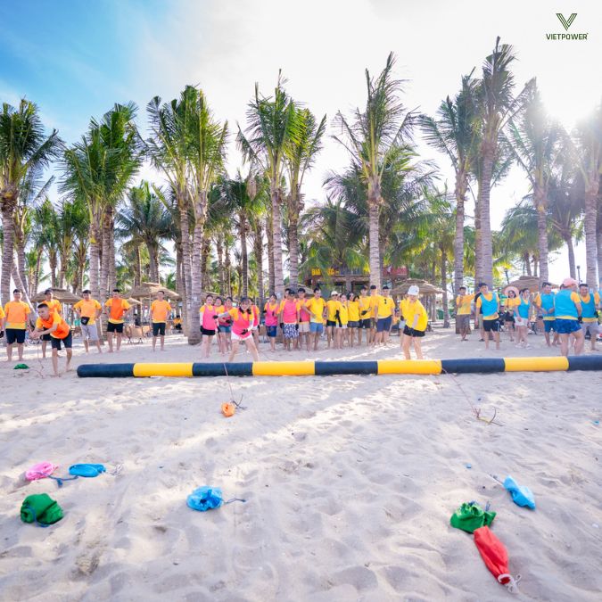 Chọn địa điểm team building bãi biển dễ tổ chức, thuận tiện đi lại và sinh hoạt 