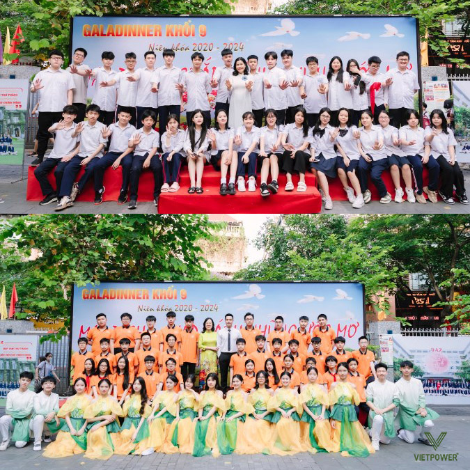 Tổ chức ngay tại sân trường là phương án mang tính kỷ niệm cao nhất