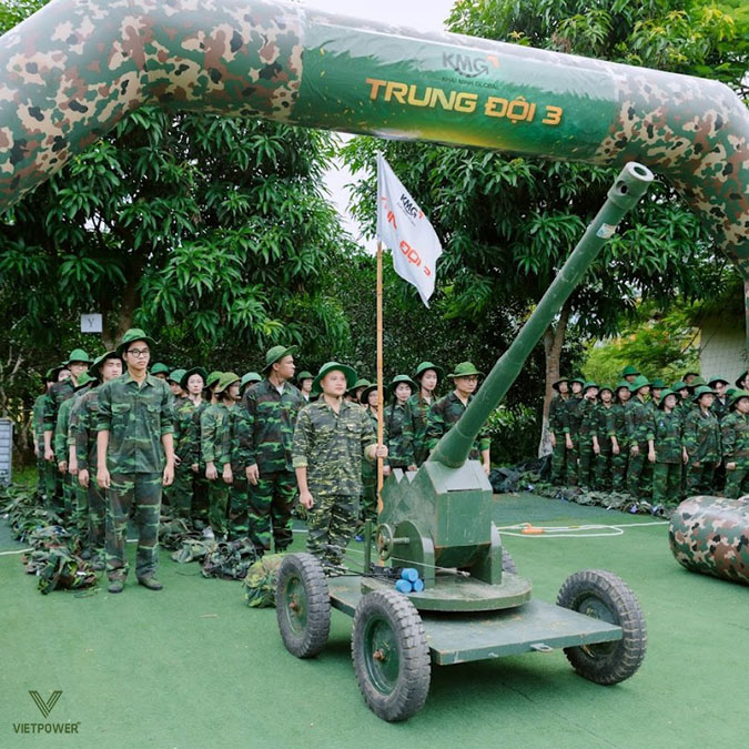 Concept lựa chọn "team building quân đội"