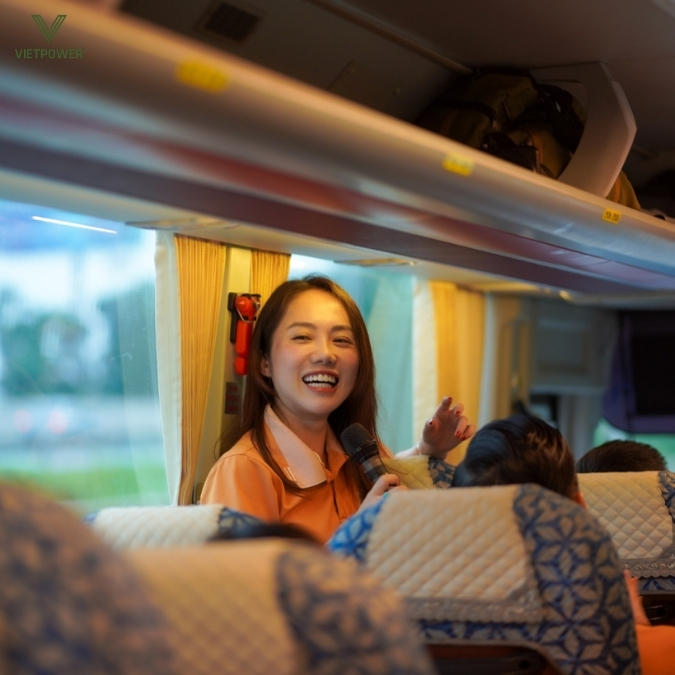 Trò chơi vui nhộn giúp khơi gợi không khí hào hứng trên xe